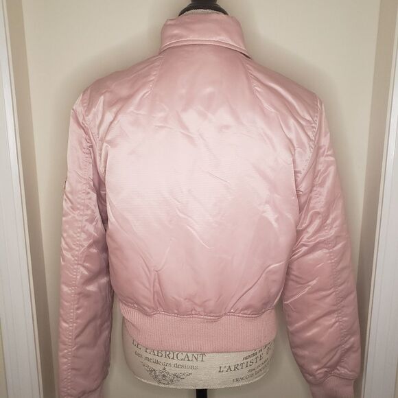 Vintage pink bomber jacket - Picture 3 of 11